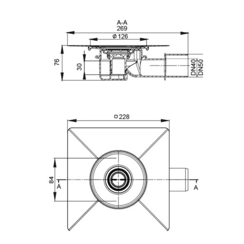 Horizontal Outlet