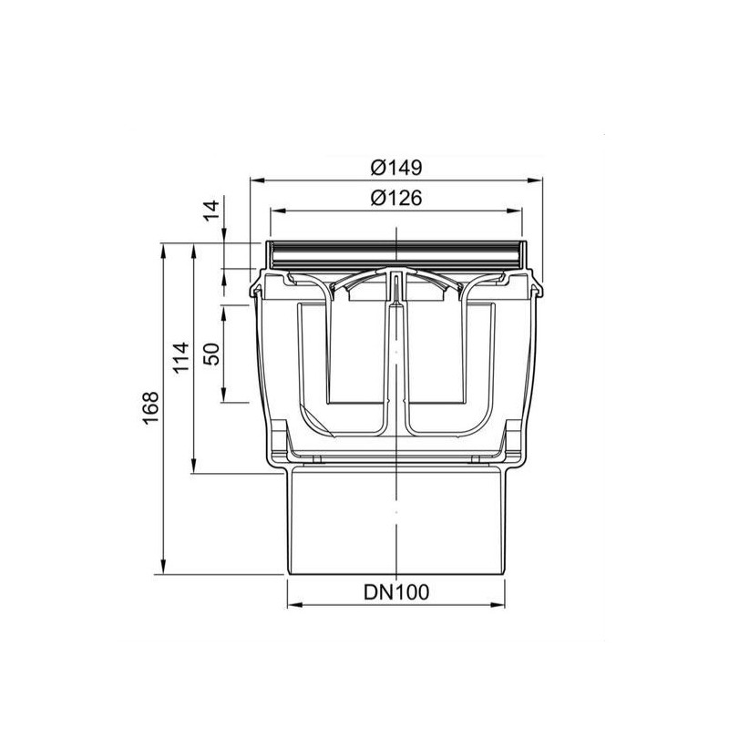 DN100 Outlet