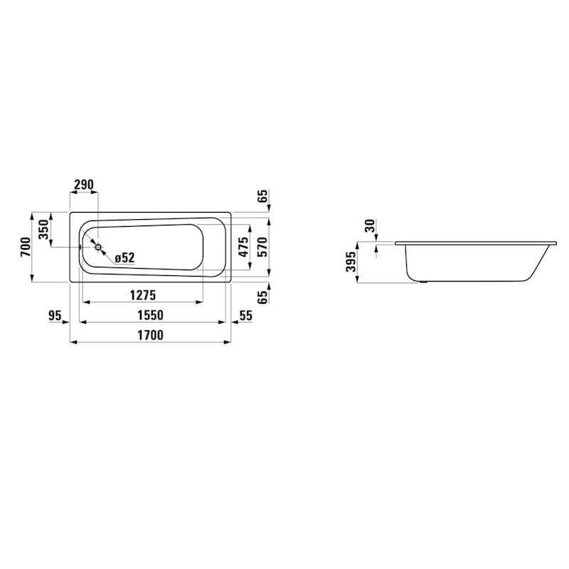 Drop-In Bathtub