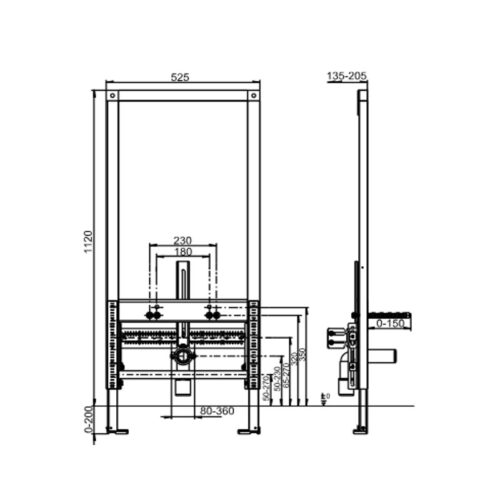 Bidet Frame