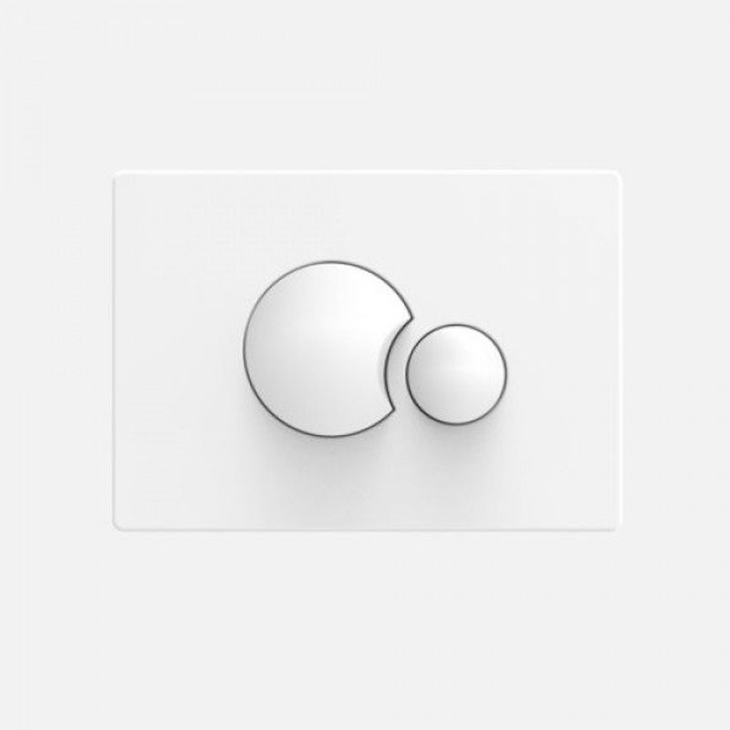 Dual-flush plate