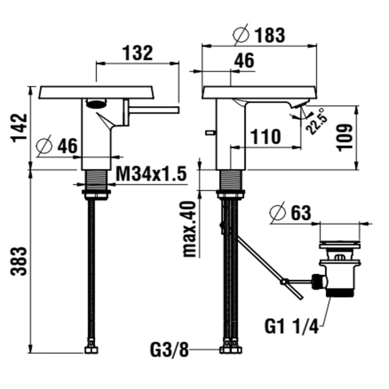 LAUFEN Mixer