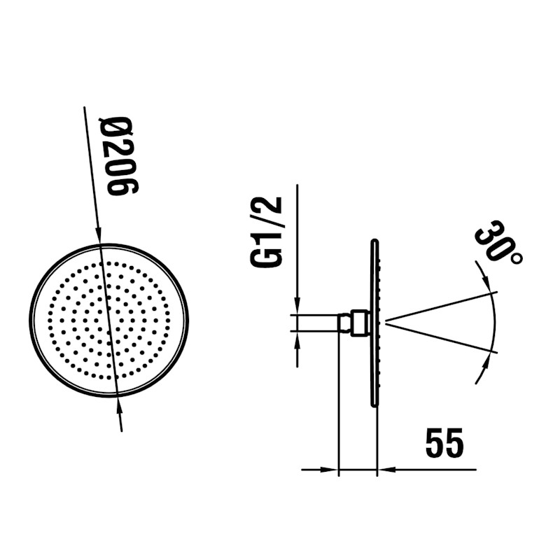 LAUFEN Showerhead