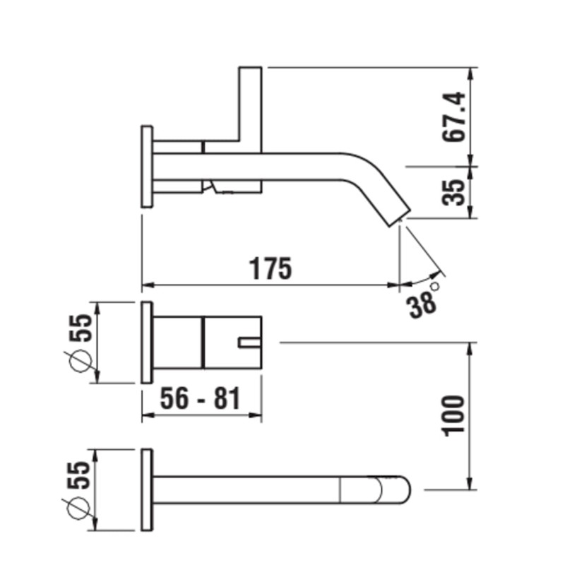 Wall Mixer