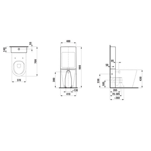 Rimless Toilet