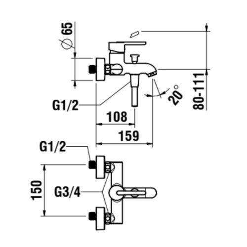 LAUFEN Mixer