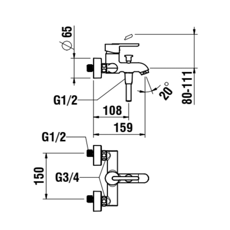 Laufen Mixer