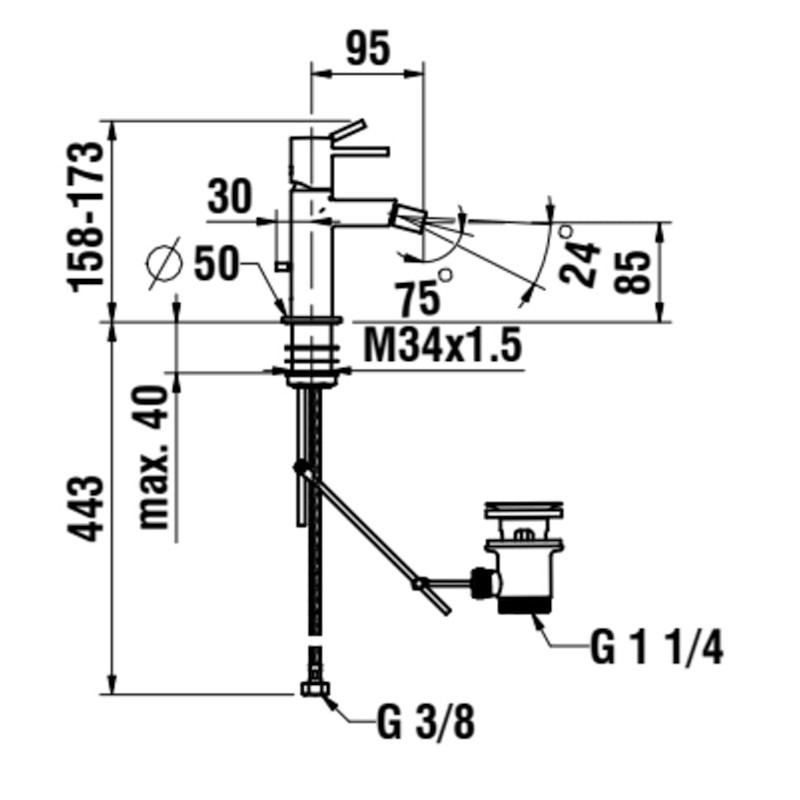 Bidet Mixer