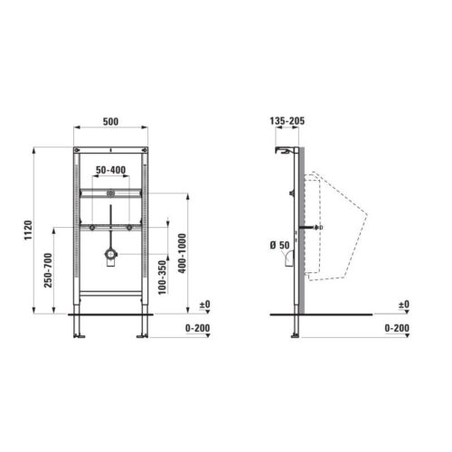 Urinal Frame