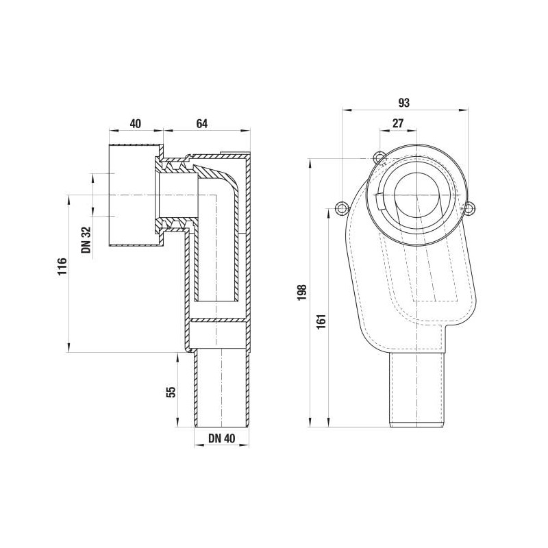 Washbasin Siphon