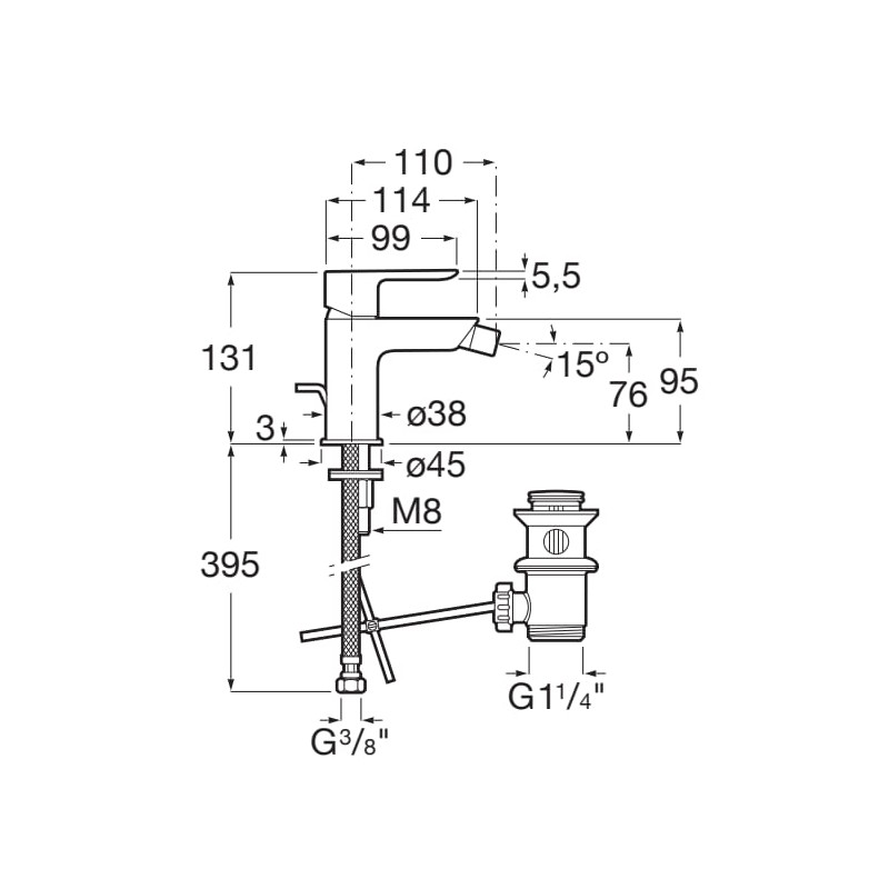 Bidet Mixer