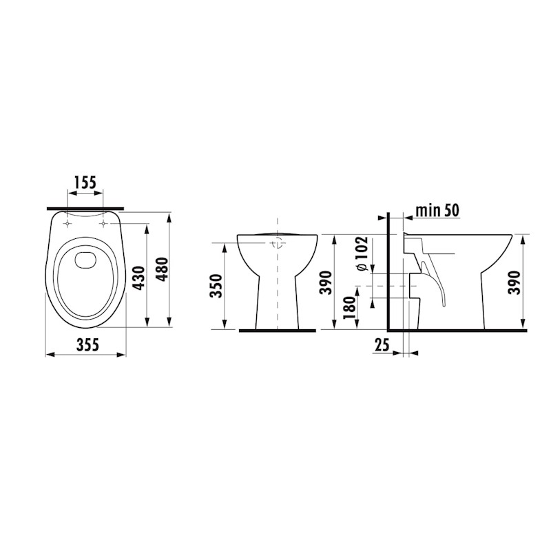 Floorstanding WC