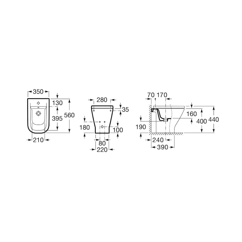 Square Bidet