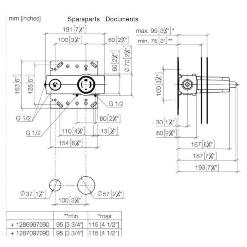 Concealed Mixer