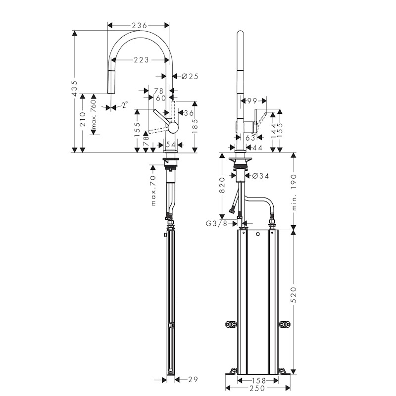 Pull-Out Mixer