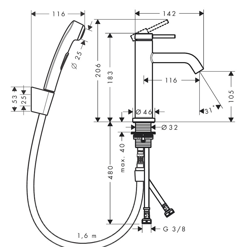 Hansgrohe Mixer