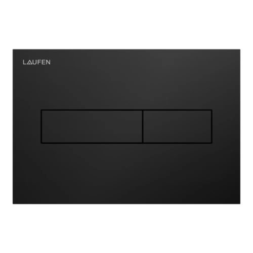 LAUFEN HORIZON Dual-Flush Plate, Black Matt, H9001117160001
