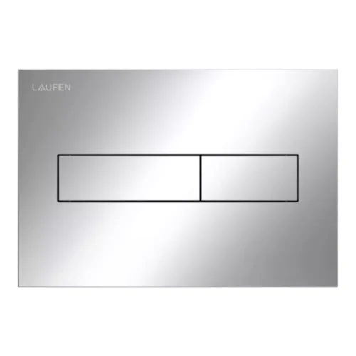 LAUFEN HORIZON Dual-Flush Plate, Chrome, H9001110040001