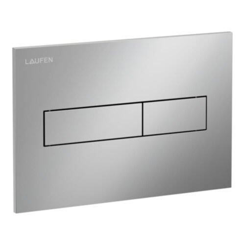 LAUFEN HORIZON Dual-Flush Plate, Chrome Matt, H9001110070001
